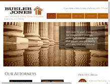 Tablet Screenshot of buelerjones.com